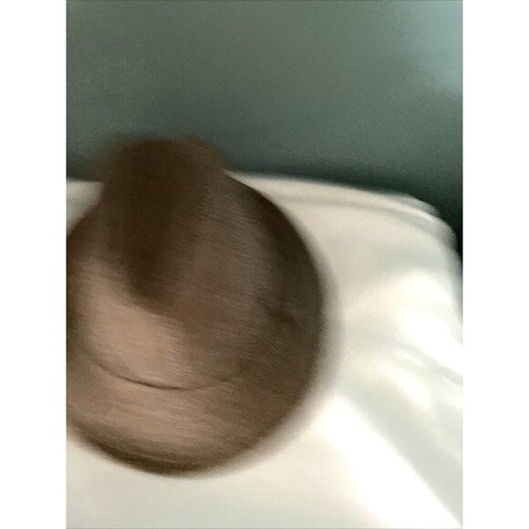 Stetson Equalizer Brown Herringbone Fedora Hat With Bow Accent - Picture 7 of 11